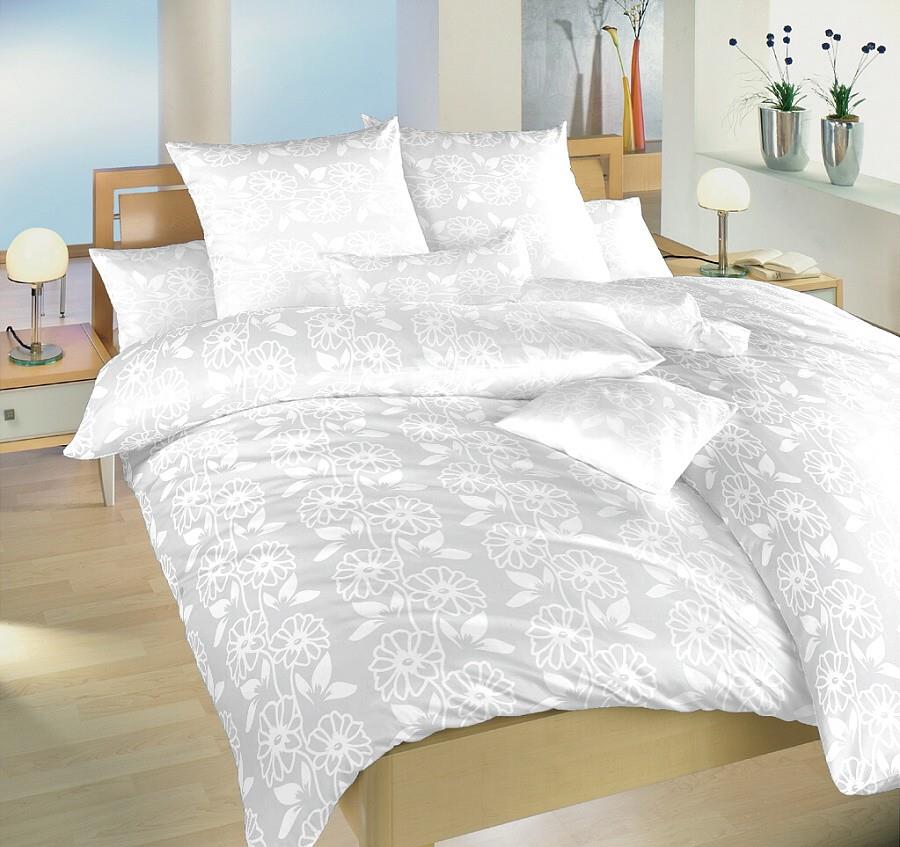 Textil 4 hotels Bílé damaškové povlečení Bohema DV0215 70x90 cm