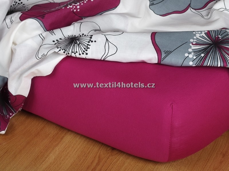 Textil 4 hotels Ostružinové jersey prostěradlo TH0084 180x200 cm