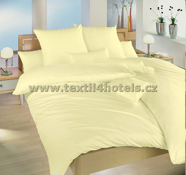 Textil 4 hotels Bavlněné hotelové povlečení TH0021 140x200 + 70x90 smetanová