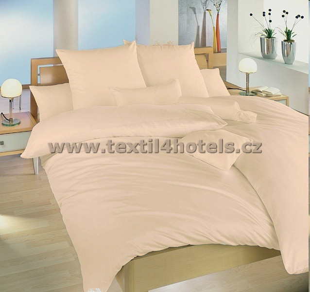 Textil 4 hotels Bavlněné hotelové povlečení TH0021 140x200 + 70x90 béžová