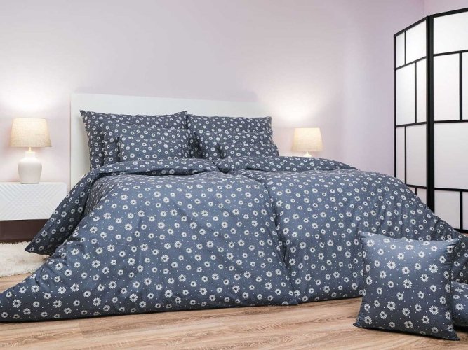 Sivé bavlněné obliečky