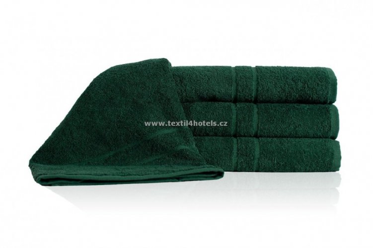 Kvalitný froté uteráčik - Barva: tmavě zelená