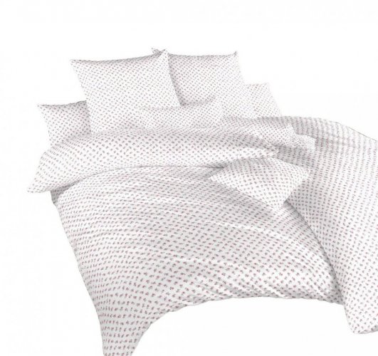 Biele bavlněné obliečky - Velikost: 70x90 cm, Zapínání: Zip