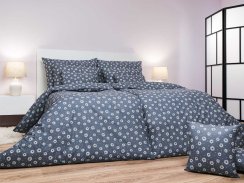 Šedé bavlněné povlečení