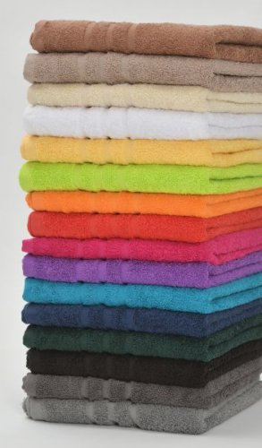 Levný jednobarevný ručník