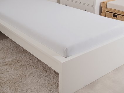 Levné froté prostěradlo bílé - Velikost: 90x200 cm Levné froté prostěradlo bílé - Velikost: 90x200 cm