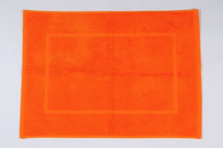 Koupelnová předložka jednobarevná - Barva: oranžová