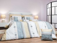 Béžové bavlněné obliečky