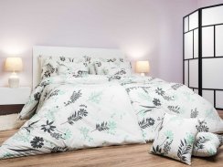 Zelené bavlněné obliečky