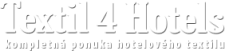 Bavlněné hotelové obliečky - Farba: modrá SKY :: Textil 4 Hotels