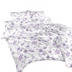 Fialové krepové povlečení