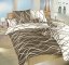 Hnědé bavlněné povlečení DUO - Velikost: 140x220 + 70x90, Zapínání: Knoflík
