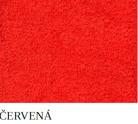 Lacný jednobarevný uterák - Farba: oranžová