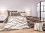 Hnědé bavlněné povlečení DUO - Velikost: 140x220 + 70x90, Zapínání: Knoflík