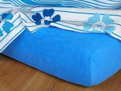 Modrá Denim froté prestiradlo