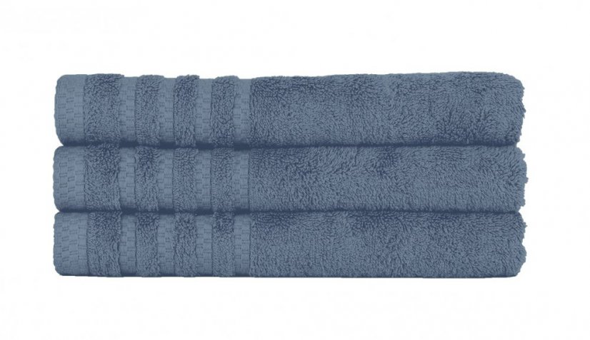 Bambusový uterák - Barva: modrá denim