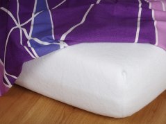 Biele froté prestieradlo