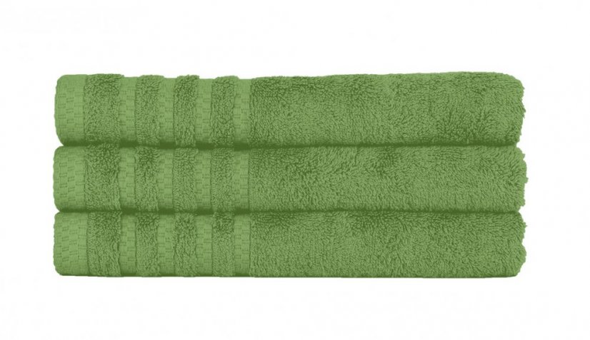 Bambusový uterák - Barva: zelená