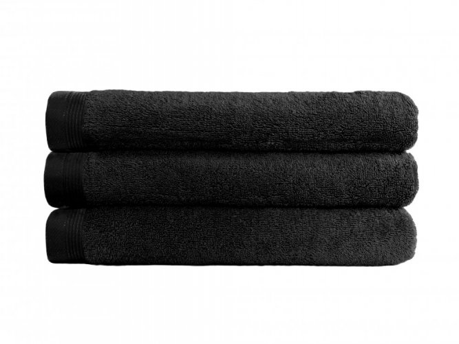 Elitný froté uterák - Barva: černá