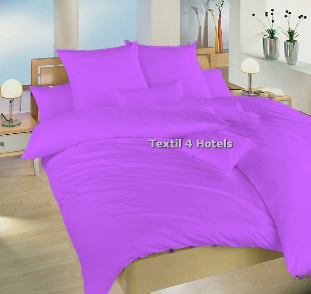 Textil 4 hotels Bavlněné hotelové povlečení TH0021 140x200 + 70x90 fialová