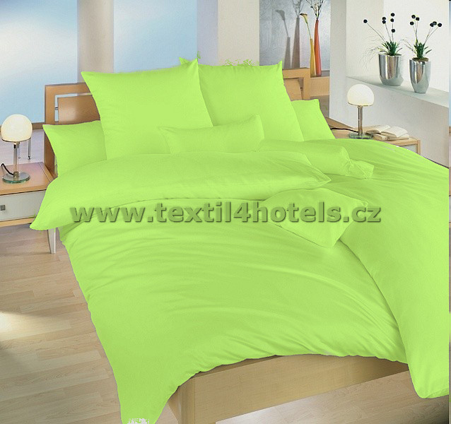 Textil 4 hotels Bavlněné hotelové povlečení TH0021 140x200 + 70x90 limetková