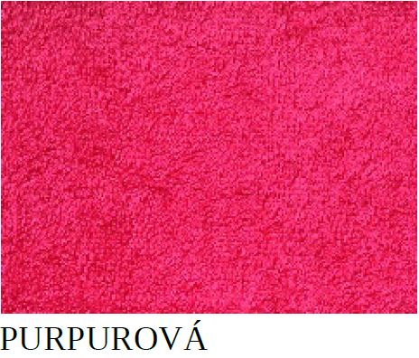 Textil 4 Hotels Levný jednobarevný ručník DV0001 50×100 cm purpurová