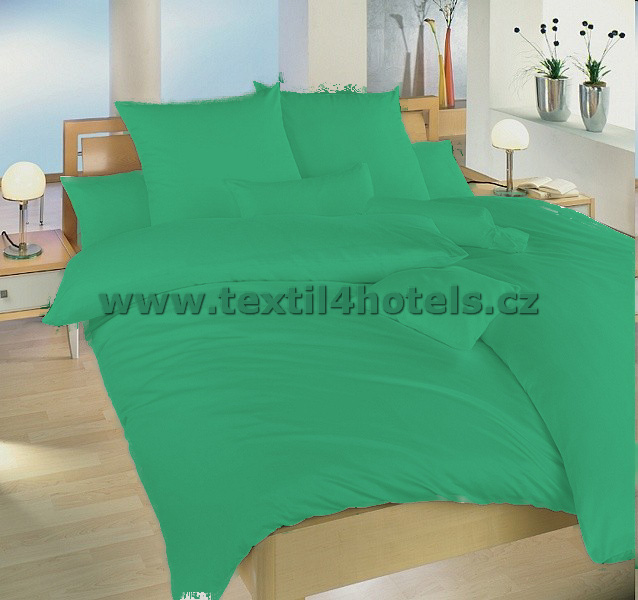 Textil 4 hotels Bavlněné hotelové povlečení TH0021 140x200 + 70x90 zelená